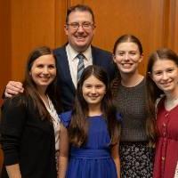 Neal with his family.